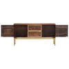 vidaXL Sideboard 120x29x60 cm Solid Mango Wood
