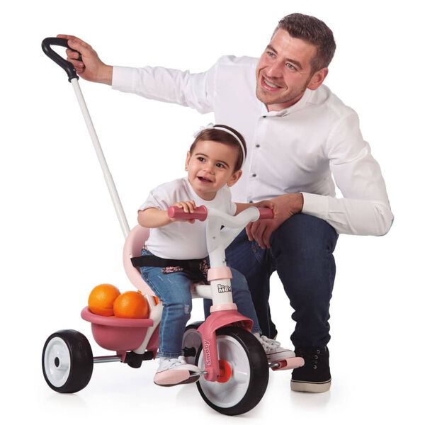Smoby 2-in-1 Baby Tricycle Be Move Pink