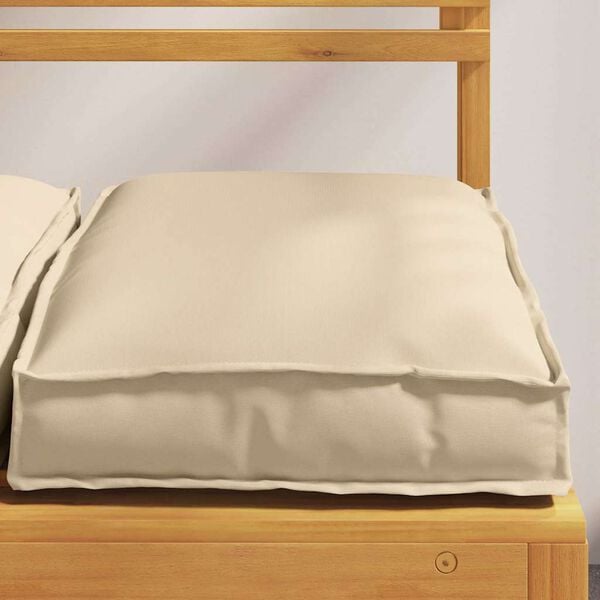 vidaXL Cushion 6 pcs Beige 40 x 40 x 8 cm Oxford Fabric