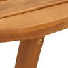 vidaXL Garden Side Table Round Ø70x75 cm Solid Wood Acacia