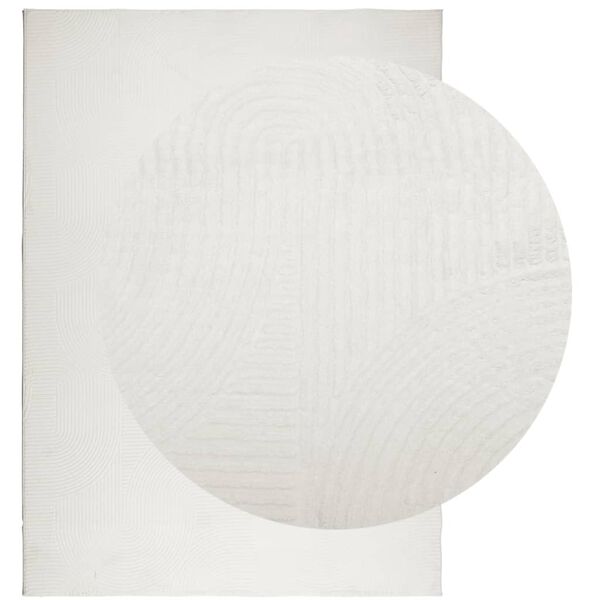 vidaXL Rug IZA Short Pile Scandinavian Look Cream 200x280 cm