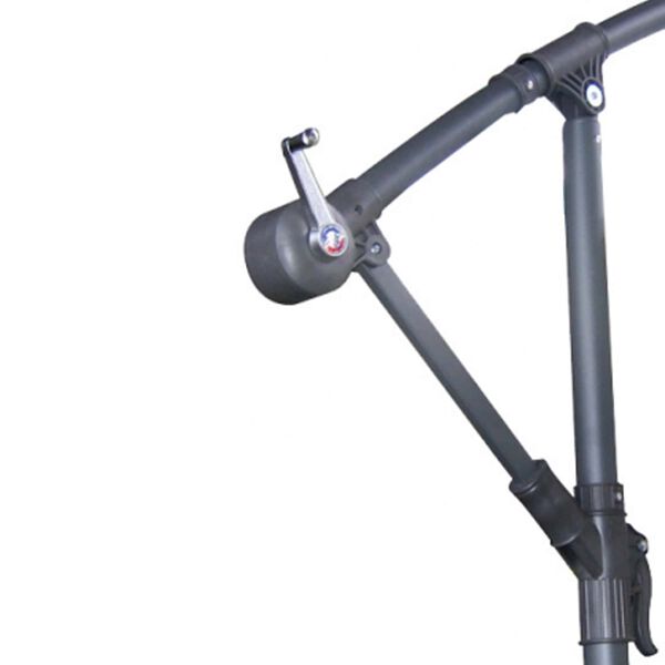 vidaXL Hanging Sun Umbrella White