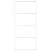 vidaXL Sliding Door ESG Glass and Aluminium 90x205 cm White