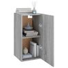vidaXL TV Cabinet Grey Sonoma 30.5x30x60 cm Engineered Wood