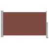 vidaXL Patio Retractable Side Awning 140 x 300 cm Brown