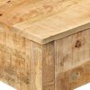 vidaXL Console Table with 2 Drawers 110x35x75 cm Solid Wood Mango