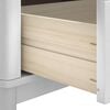 vidaXL Hallway Bench with Shelf White 115 x 40 x 45 cm Solid Pine Wood