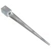 vidaXL Ground Spikes 6 pcs Silver 9x9x90 cm Galvanised Steel