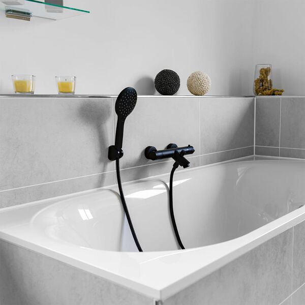 CORNAT Thermostatic Bath Mixer ALAN / NOIR Black