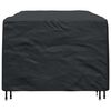 vidaXL Furniture Cover Plain Black 240 x 140 x 90 cm 600D
