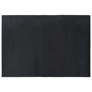 vidaXL Rug Rectangular Black 70x100 cm Bamboo