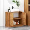 vidaXL Sink cabinet VIGO Brown and Honey Brown 68 x 34 x 59 cm