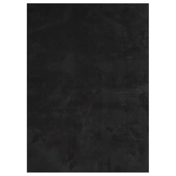 vidaXL Rug HUARTE Short Pile Soft and Washable Black 140x200 cm