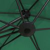 vidaXL Garden Parasol with Steel Pole 300 cm Green