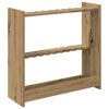 vidaXL Billiard Cue Stand Engineered Wood 60 x 20 x 57 cm Artisan Oak