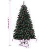 vidaXL Artificial Christmas Tree 150 LEDs 120 cm
