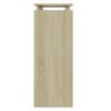 vidaXL Console Table Sonoma Oak 80x30x80 cm Engineered Wood