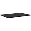 vidaXL Bookshelf Board 4 pcs Black 60 x 40 x 1.5 cm Engineered Wood