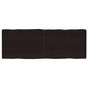 vidaXL Table Top Dark Brown 140x50x(2-6) cm Treated Solid Wood Live Edge