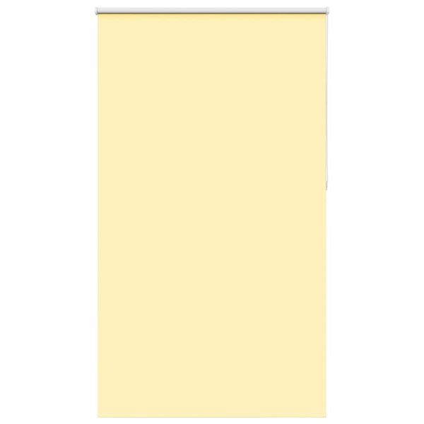 vidaXL Roller Blind Blackout Yellow 120x230 cm Fabric Width 116.6 cm Polyester