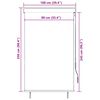 vidaXL Outdoor Roller Blind 100x250 cm White and Orange