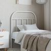 vidaXL Metal Replace Headboard White 75 cm