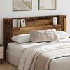vidaXL Headboard Cabinet Old wood 180 x17 x104.5 cm Engineered wood