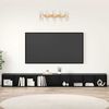 vidaXL TV Cabinet Set Wall-mounted 3 pcs Black Oak 37 x 35 x 107.5 cm