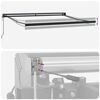vidaXL Awning Frame Anthracite 350 x 250 cm Aluminium