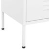 vidaXL Storage Cabinet White 80x35x101.5 cm Steel