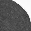 LABEL51 Carpet Jute Round 180x180 cm XXL Anthracite