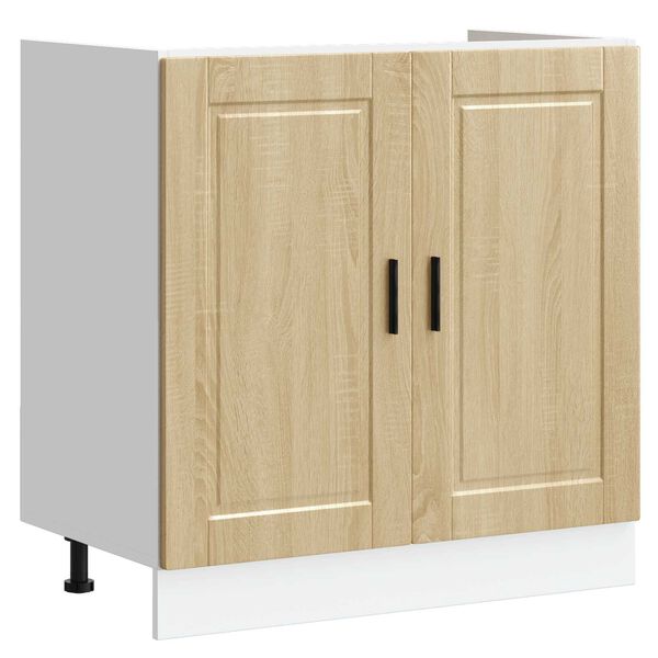 vidaXL Sink Base Cabinet Porto Brown 80 x 46 x 81.5 cm Engineered wood