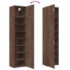 vidaXL Slim Storage Cabinet Brown Oak 50x42.5x225 cm Engineered Wood