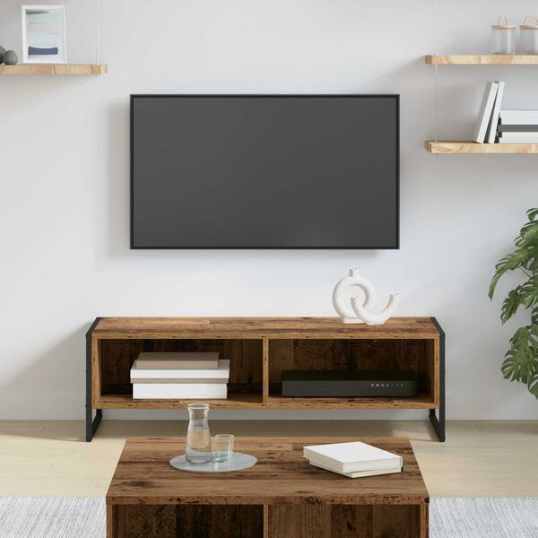 vidaXL TV Cabinet Old Wood 100 x 36.5 x 30.5 cm Engineered Wood