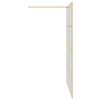 vidaXL Walk-in Shower Wall Gold 140 x 195 cm Tempered Glass