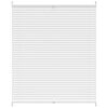 vidaXL Plisse Blind 110x150cm White Pleated Blind