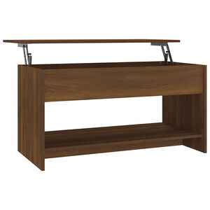 vidaXL Coffee Table Brown Oak 102x50x52.5 cm Engineered Wood