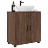 vidaXL Bathroom Cabinet with Storage Brown Oak 61 x 35 x 64 cm