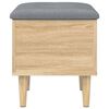 vidaXL Storage Bench Sonoma Oak 42x42x46 cm Engineered Wood