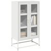 vidaXL Highboard White 68x39x123 cm Steel