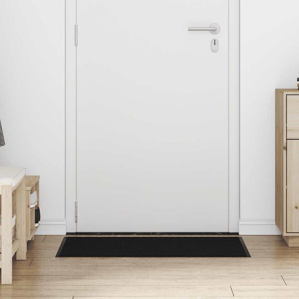 vidaXL Doormat Black 60x90 cm