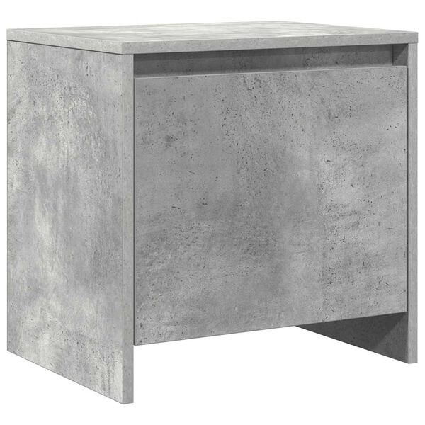 vidaXL Bedside Cabinet Concrete Grey 45x34x44.5 cm Engineered Wood