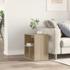 vidaXL Side Table Sonoma Oak 50x30x50 cm Engineered Wood