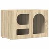 vidaXL TV Cabinet ELST 60 x 35 x 40 cm Sonoma Oak Engineered Wood