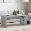 vidaXL Coffee Table Grey Sonoma 101.5 x 50 x 37 cm Engineered Wood