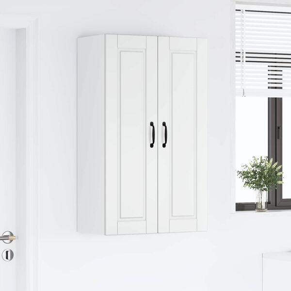 vidaXL Kitchen Wall Cabinet High Gloss White 60 x 31 x 100 cm