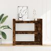 vidaXL Console Table Smoked Oak 100x35x90 cm Engineered Wood