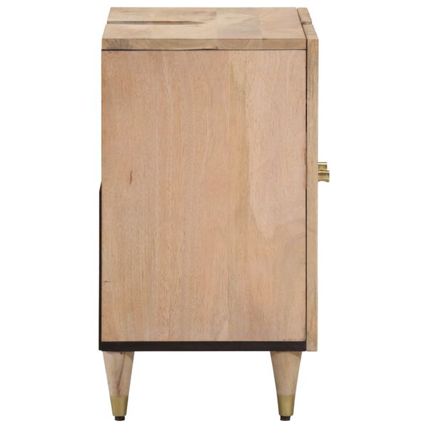 vidaXL Bathroom Sink Cabinet 62x33x58 cm Solid Wood Mango