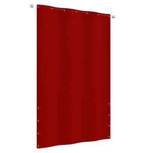 vidaXL Balcony Screen Red 140x240 cm Oxford Fabric