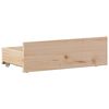 vidaXL Bed Frame without Mattress with Headboard 75x190 cm Small Single Solid Wood Pine
